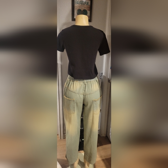 Vintage Wash Distressed Star Jeans from Paper Lace SZ M - Picture 4 of 6